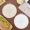 2 Sets 2 Styles DIY Embroidery Kits DIY-GF0009-97A-4