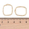 Brass Open Back Bezel Pendants KK-N256-01C-G-3