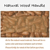 DIY Wood Wax Seal Stamp AJEW-WH0131-102-3
