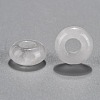 Natural Quartz Crystal European Beads G-G740-12x6mm-30-3