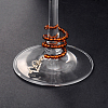 Punk Alloy Human Skeleton Pendants for Halloween Jewelry Making Wine Glass Charms AJEW-JO00039-03-1