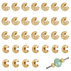 Brass Crimp Beads Covers KK-BC0014-72A-G02-1