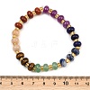 Natural & Synthetic Mixed Gemstone Beads Stretch Bracelets for Women BJEW-B146-01A-3