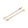 304 Stainless Steel Curb Chain Extender X-STAS-G310-06G-3