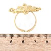 Ocean Brass Cuff Open Rings RJEW-Z129-01G-02-5