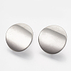 Non-Tarnish 304 Stainless Steel Stud Earring Findings STAS-Q231-06A-2