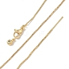 1MM Brass Box Chain Adjustable Slider Necklaces for Women KK-CBA4FD4-17G-4