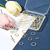 60Pcs 3 Styles Rack Plating Alloy Bead Frames FIND-FS0003-46-9