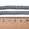 Opaque Glass Beads Strands GLAA-NH0002-B01-C02-4
