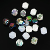 20Pcs UV Plating Acrylic Beads OACR-TADJ0001-05-2
