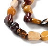 Natural Mookaite Beads Strands G-P497-01C-10-4