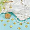40Pcs Rack Plating Alloy Pendant Rhinestone Settings FIND-SC0013-27-4