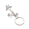 Porcelain & Glass Pearl & Alloy Keychain KEYC-JKC01157-5