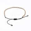 Nylon Thread Braided Beads Bracelets BJEW-JB04348-01-3