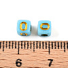 Plating Acrylic Beads OACR-N140-01F-O-3
