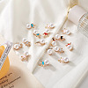 Craftdady 20Pcs 5 Colors Resin Imitation Pearl Pendants FIND-CD0001-35-15