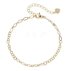 Brass Figaro & Rolo Chain Bracelets for Women BJEW-JB13157-2