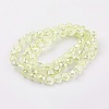 Electroplate Glass Beads Strands X-EGLA-F125-FR-B03-2