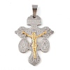 304 Stainless Steel Pendants STAS-C103-02GP-02-1