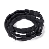 Transparent Frosted Glass Beads Strands X-FGLA-S001-01F-2