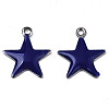 201 Stainless Steel Enamel Charms STAS-N088-14B-1