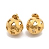 304 Stainless Steel Stud Earrings EJEW-G423-03G-4