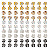 100Pcs 5 Colors Brass Rhinestone Beads KK-TA0002-11A-1