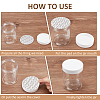 10Pcs Column Transparent PET Plastic Bead Containers DIY-NB0010-53-3