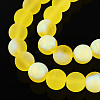Frosted Transparent Glass Beads Strands LS-GLAA-T032-T10mm-MBB12-3