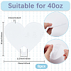 8Pcs Acrylic Heat Transfer Big Pendants FIND-SP0003-09C-2