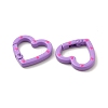 Spray Painted Alloy Spring Gate Rings X-FIND-A027-01-3