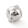 Rhodium Plated 925 Sterling Silver Magnetic Clasps STER-A001-02A-P-2