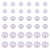 105Pcs 3 Styles Electroplate Opaque Solid Color Glass Beads Strands GLAA-TA0004-40A-1