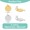 304 Stainless Steel Charms STAS-FH0002-30B-2