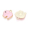Alloy Enamel Charms PALLOY-T092-31G-03-2