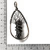 Natural Obsidian Double Terminal Pointed Faceted Bullet Big Pendants G-Q015-01A-3