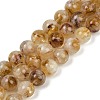 Heated Natural Citrine Beads Strands G-U026-A04-10mm-2