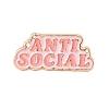 Anti Social Enamel Pin JEWB-K035-01KCG-1