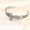 Viking 316 Surgical Stainless Steel Cuff Bangles BJEW-C142-15AS-3