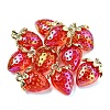 10Pcs Transparent Acrylic Pendants MACR-YW0003-61C-1