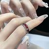 Gothic Styles Brass Enamel Cuff Rings for Women FS-WGEADFE-10-1