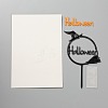 Acrylic Halloween Word Cake Insert Card Decoration DIY-H109-01-2