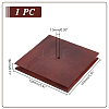 Wood Display Pedestals WOOD-WH0034-78C-2