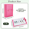 Portable PU Leather Earring Display Book EDIS-WH20011-01D-2