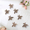 20Pcs Alloy Lapel Pin Backs for Backpack Clothes JEWB-CY0001-10-6