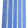 Electroplate Glass Beads Strands EGLA-A044-P6mm-B17-2