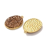 Long-Lasting Plated Brass Pave Rhinestone Pendants KK-K362-08G-02-2