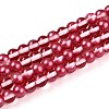 Baking Paint Transparent Glass Beads X1-DGLA-N011-6mm-06-1