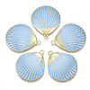 Spray Painted Alloy Pendants PALLOY-T065-20A-1