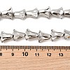 Electroplate Glass Beads Strands EGLA-F166-14P-4